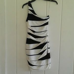 Body Central one shoulder dress